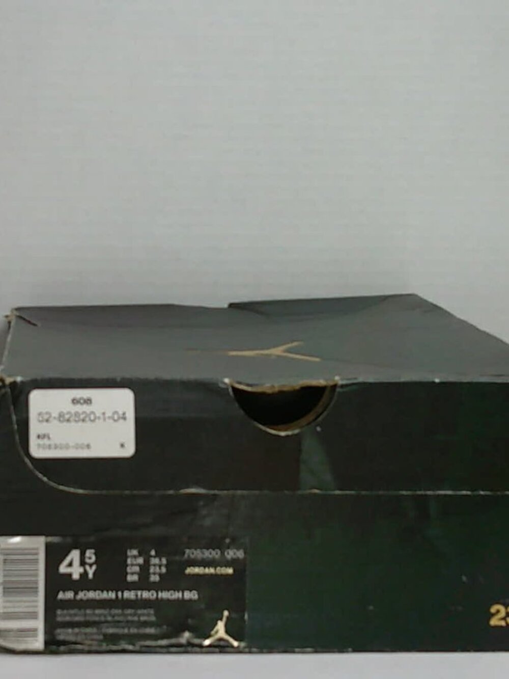 Air Jordan 1 Retro High BG 4.5Y gray used